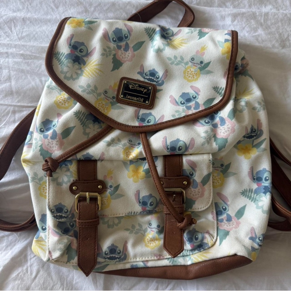 Loungefly Disney Stitch Floral Backpack